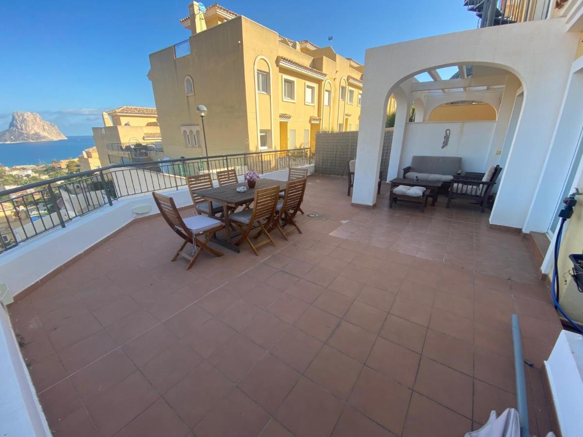 Chalet Adosado Con Vistas Al Mar กัลเป ภายนอก รูปภาพ
