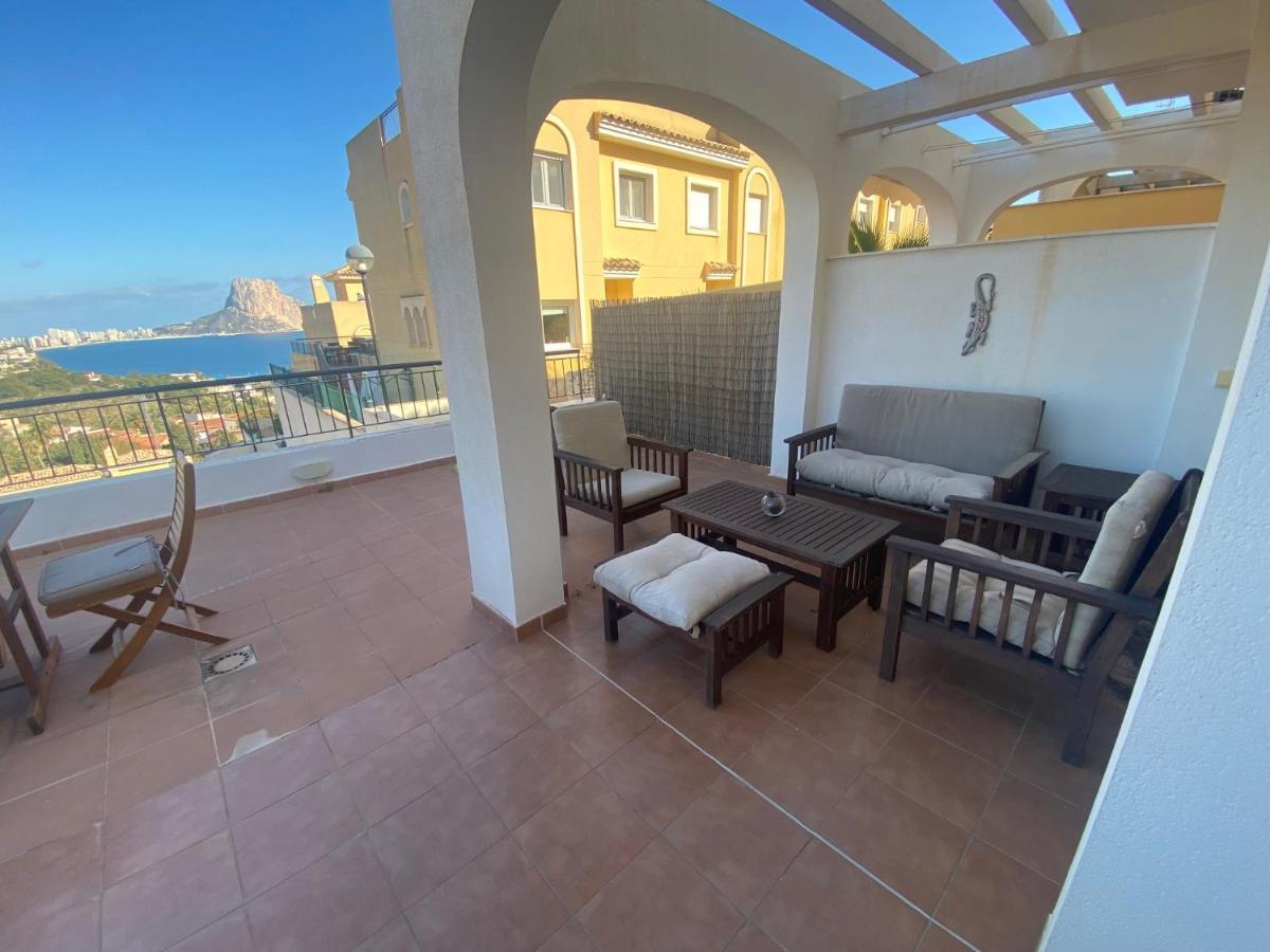 Chalet Adosado Con Vistas Al Mar กัลเป ภายนอก รูปภาพ